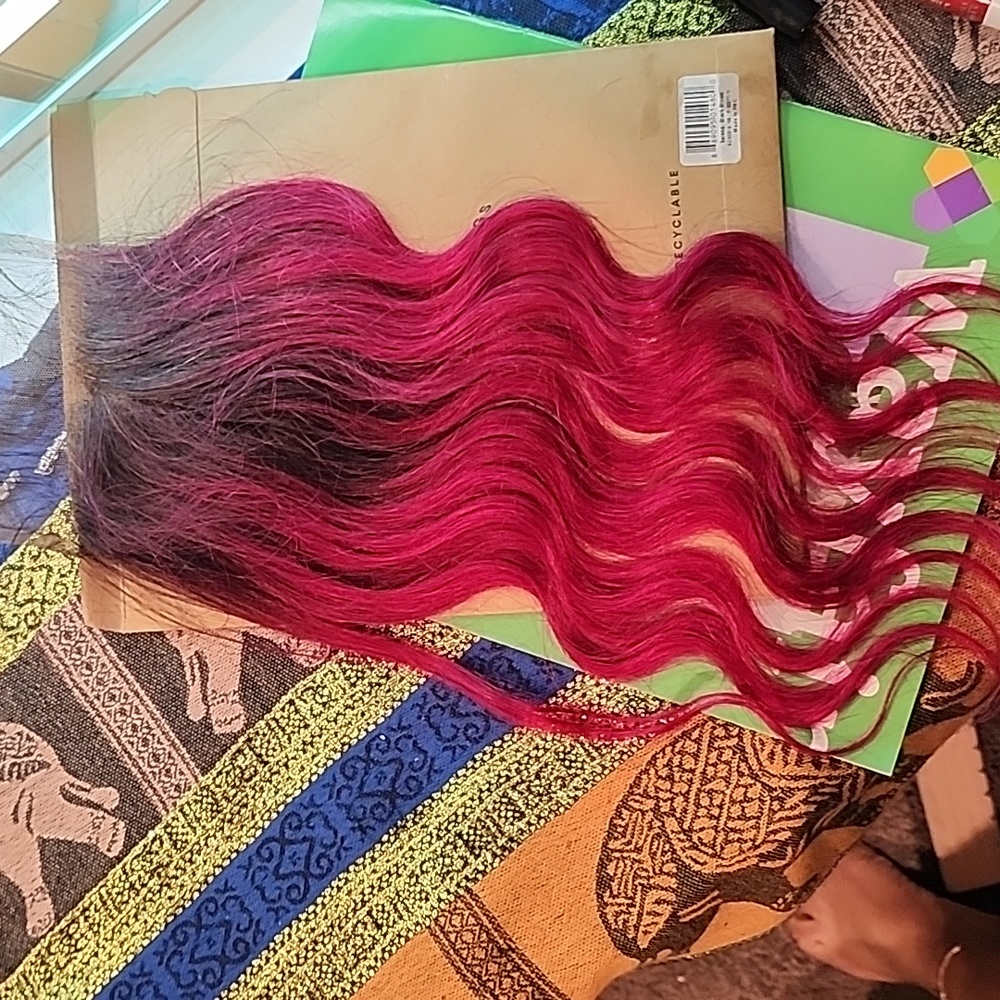 New Burgundy Lace Closure - Loose Body Wave